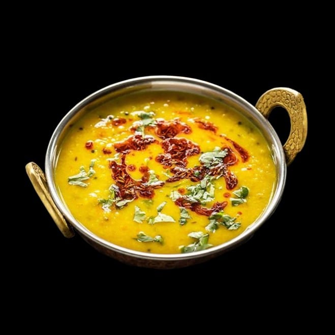 Tadka Dal (Served with Rice).