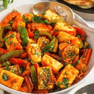Paneer Jalfrezi (Serve with Rice & Naan)