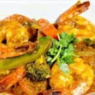 Shrimp Jalfrezi (Serve with Rice & Naan)