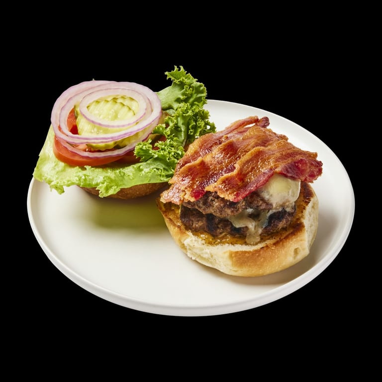 Indulge in Our Bacon Cheese Burger