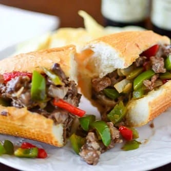 Philly Cheesesteak Sub.