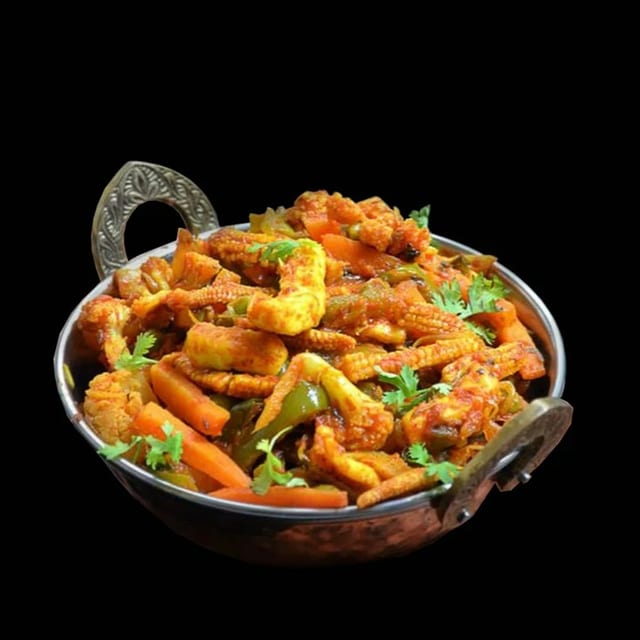 Vegetable Jalfrezi (Serve with Rice).