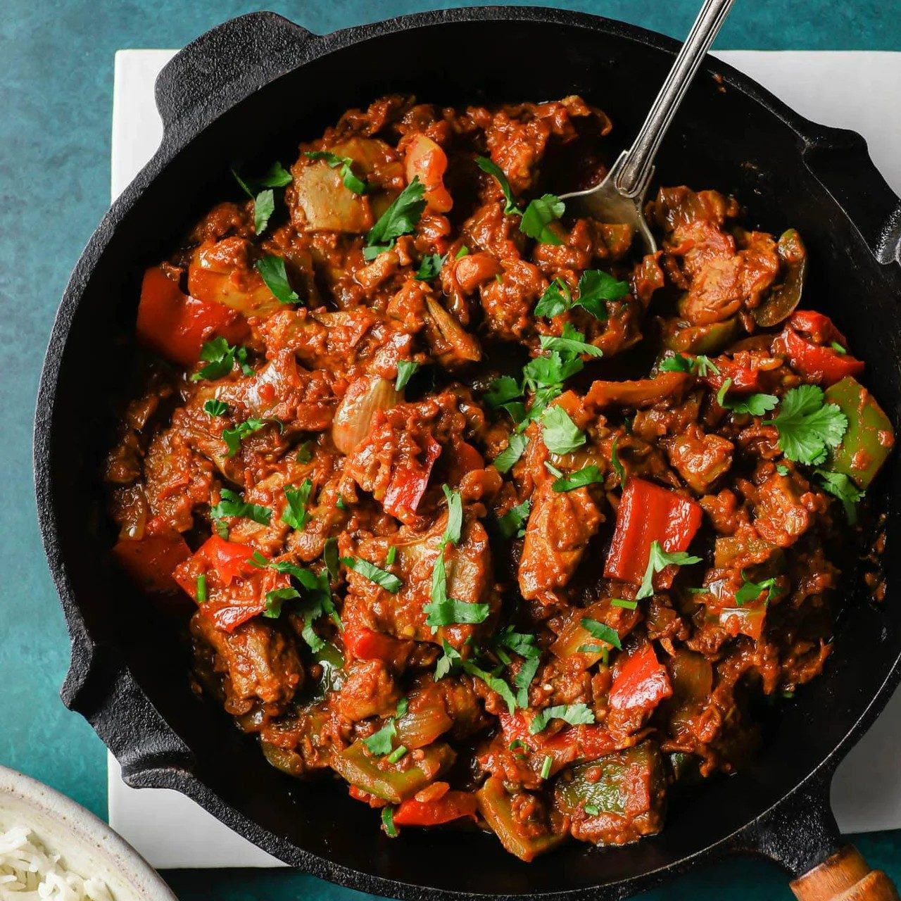 Chicken Jalfrezi (Serve with Rice).