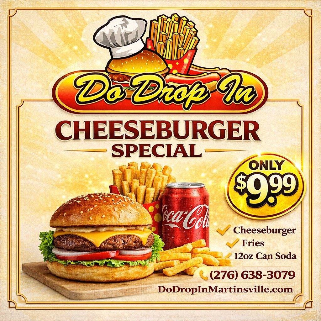 Cheeseburger Special (Limited time).
