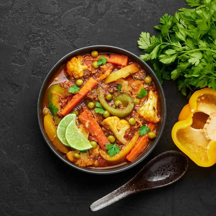 Kadai Vegetable (Serve with Rice).