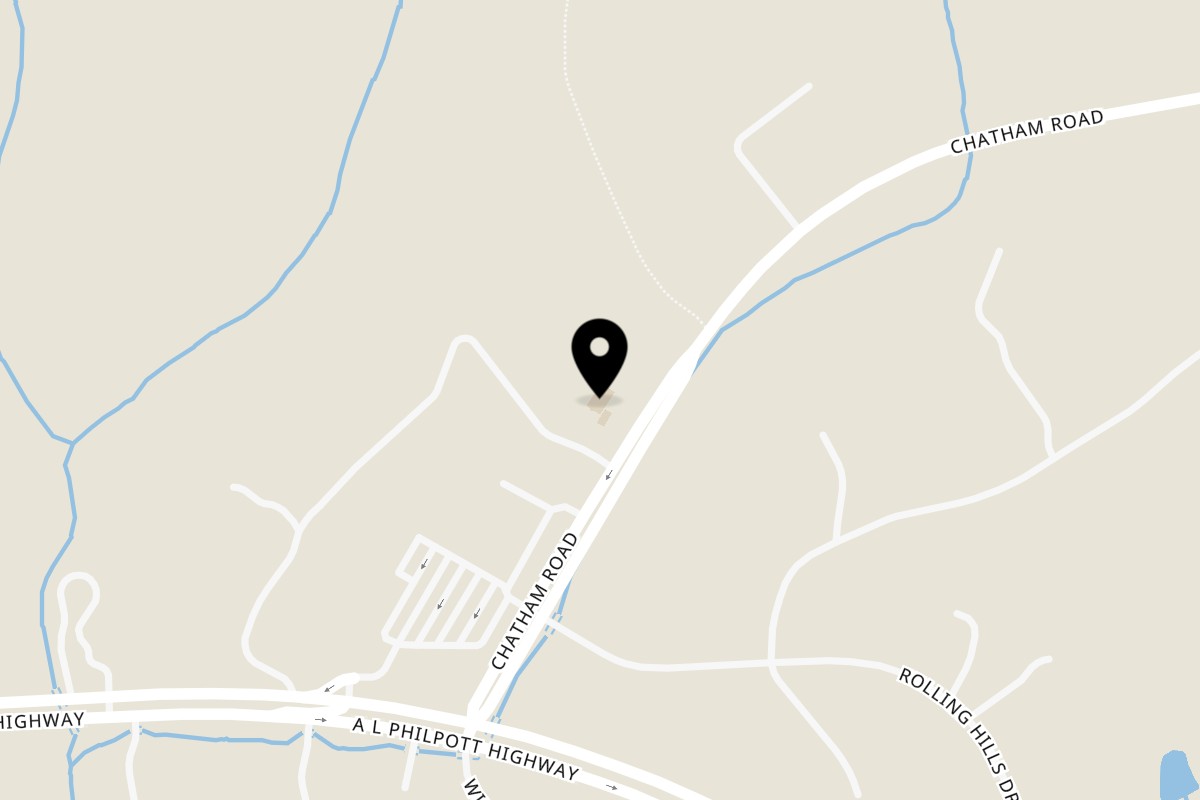 Map showing the location of Do Drop In Martinsville on 201 Chatham Rd in Martinsville